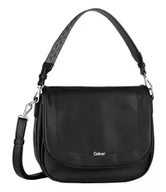 Torebki damskie - Gabor Bags Baila damska torebka z klapką, czarna, czarny - miniaturka - grafika 1
