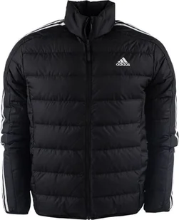 Kurtka męska Adidas Kurtka męska adidas Essentials 3-Stripes Light Down czarna HZ4431 S - Kurtki męskie - miniaturka - grafika 1