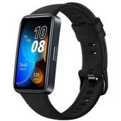 Akcesoria do smartwatchy - Pasek wymienny FIXED Silicone Strap na Huawei Band 8 (FIXSSTB-1183-BK) Czarny - miniaturka - grafika 1