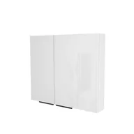 Szafki łazienkowe - Szafka łazienkowa wisząca z lustrem Devo Vena 2.0 80 cm prawa arctic white VE2-SWL2DP80-F01L09 - miniaturka - grafika 1