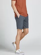 Spodenki męskie - Jack&Jones Szorty materiałowe 12206889 Niebieski Regular Fit - miniaturka - grafika 1