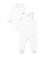 Piżamy chłopięce - chicco Zestaw piżamy Baby Completino Con Body Manica Lunga E Tutina Senza Maniche, Bianco, 9 miesi?cy - miniaturka - grafika 1