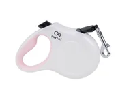 Smycze dla psów - Ami Play Smycz Infini Freedom M 5m/ 15kg Biały - miniaturka - grafika 1