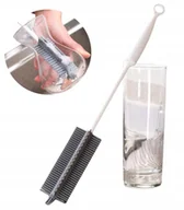 Inne akcesoria do pielęgnacji dzieci - Silikonowa szczotka mycia wysokich szklanek butelek słoików myjka kuchenna - miniaturka - grafika 1