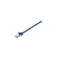 Kable miedziane - V7 Kabel Ethernet Cat7, ekranowany folią (SFTP) RJ45 (m)/RJ45 (m), kabel sieciowy, kabel LAN 3 m - niebieski - miniaturka - grafika 1