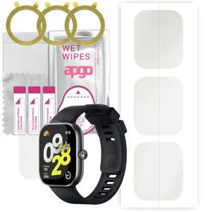 3x folia ochronna hydrożelowa MATOWA do Xiaomi Redmi Watch 4 - apgo Smartwatch Hydrogel MATTE Protection Ochrona na ekran smartwatcha - Akcesoria do smartwatchy 3x folia ochronna hydrożelowa MATOWA do Xiaomi Redmi Watch 4 - apgo Smartwatch Hydrogel MATTE Protection Ochrona na ekran smartwatcha - Akcesoria do smartwatchy - miniaturka - grafika 1