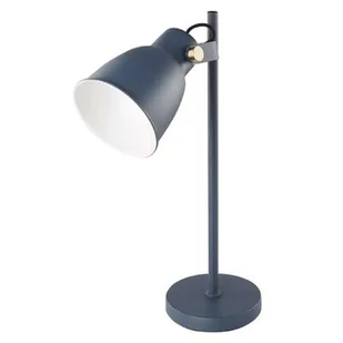 Lampa Biurkowa E27 Julian 46 cm Niebieska - Lampy stojące - miniaturka - grafika 1