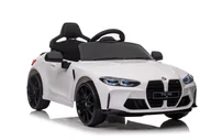 Pojazdy elektryczne dla dzieci - Auto Na Akumulator BMW M4 Białe - miniaturka - grafika 1
