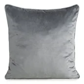 Poszewki na poduszki - Poszewka dekoracyjna GAJA2 60x60 Eurofirany stalowa z lamówką - miniaturka - grafika 1