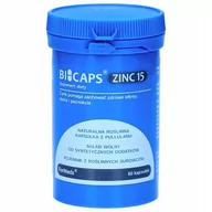 Witaminy i minerały - ForMeds BICAPS Zinc 15 Cynk 60szt. - miniaturka - grafika 1