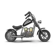 Pojazdy elektryczne dla dzieci - Cruiser 12 Plus Motocykl elektryczny - czarny Hyper Gogo - miniaturka - grafika 1
