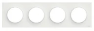 Klawisze i ramki - Ramka poczwórna ODACE STYL biały - miniaturka - grafika 1