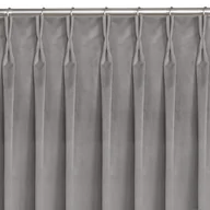 Zasłony - Zasłona VILA kolor szary styl klasyczny flex 7,5 cm z podwójną zakładką velvet 530x225 homede - CURT/HOM/VILA/VELVET/FLEX/75/GRE - miniaturka - grafika 1