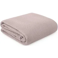 Narzuty - Narzuta EUROFIRANY Len 200 x 220 cm Różowy - miniaturka - grafika 1
