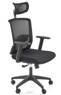 Fotel biurowy, krzesło biurowe Elior Czarny ergonomiczny fotel obrotowy z regulowanym zagłówkiem - Kenzo - Fotele i krzesła biurowe Fotel biurowy, krzesło biurowe Elior Czarny ergonomiczny fotel obrotowy z regulowanym zagłówkiem - Kenzo - Fotele i krzesła biurowe - miniaturka - grafika 1