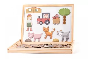 Woody Woody stół magnetyczny ze zwierzątkami # z wartością produktów powyżej 89zł! - Tablice dla dzieci - miniaturka - grafika 1