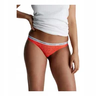 Majtki damskie - CALVIN KLEIN BRAZYLIANY DAMSKIE MAJTKI BRAZILIAN 1P CZERWONE r.XS - miniaturka - grafika 1