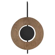 Lampy ścienne - Nowodvorski Lampa ścienna kinkiet LED SUNSET A 8W okrąg 50cm 2x GX53 drewniany 7653 - miniaturka - grafika 1