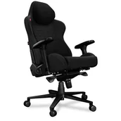 Fotele gamingowe - Yumisu 2050 Magnetic Material Black/Black - miniaturka - grafika 1