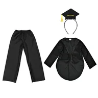 Dresy i komplety dla chłopców - ZESTAW ABSOLWENT CZARNY 116-128 4el - miniaturka - grafika 1