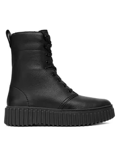 Clarks Botki Torhill Style 26182918 Czarny - Botki damskie - miniaturka - grafika 1