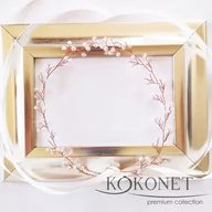 Ozdoby do włosów - Wianek ślubny ROSALIE rose - miniaturka - grafika 1