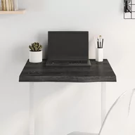 Meble modułowe i akcesoria - vidaXL Blat stołu, ciemnoszary, 60x60x4 cm, lite drewno dębowe - miniaturka - grafika 1