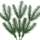 Ozdoby bożonarodzeniowe - Gałązki Zielonego Świerku 3szt - miniaturka - grafika 1
