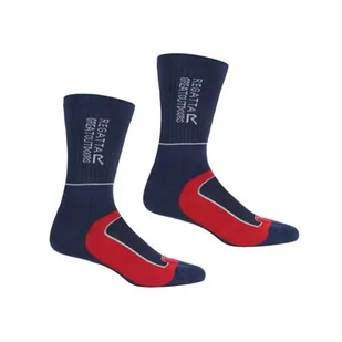 Regatta Męskie skarpety Samaris 2 sezony Navy/DarkRed M - Skarpetki męskie - miniaturka - grafika 1