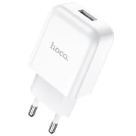 Ładowarki do telefonów - Hoco Ładowarka sieciowa USB 2A N2 Vigour biała - miniaturka - grafika 1