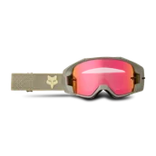 Gogle i okulary motocyklowe - Gogle Cross FOX Vue Core - Vivid Żywy kremowy - miniaturka - grafika 1