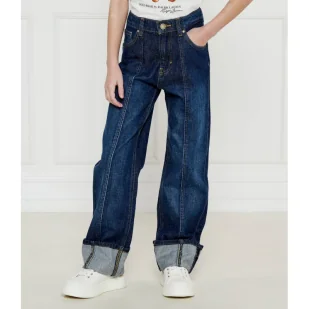 Guess Jeansy Straight fit - Spodnie sportowe damskie - miniaturka - grafika 1