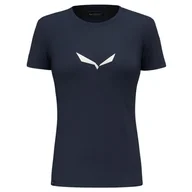 Koszulki i topy damskie - Salewa Damska koszulka Solid Dry W - miniaturka - grafika 1