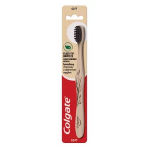 Colgate Colgate BAMBOO CHARCOAL SZCZOTECZKA DO ZĘBÓW MIĘKKA - Nici dentystyczne - miniaturka - grafika 1