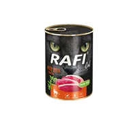 Mokra karma dla kotów - Rafi Cat Adult z kaczką 400g - miniaturka - grafika 1