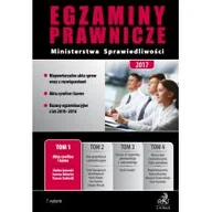 Prawo - Egzaminy Prawnicze Ministerstwa Sprawiedliwości 2017 Tom 1 Akta cywilne i karne - Stefan Jaworski, Joanna Ablewicz, Tomasz Sadurski - miniaturka - grafika 1