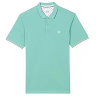 Koszulki męskie - OXBOW Oxbow N1NICO koszulka polo, z krótkim rękawem, męska, niebieska (laguna), S N1NICO - miniaturka - grafika 1