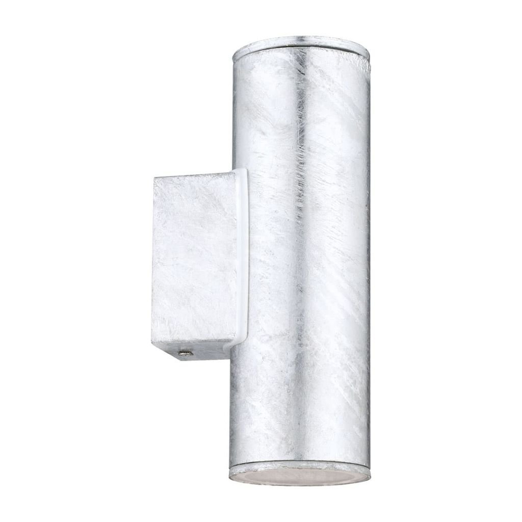 Eglo Lampa Zewnętrzna Naścienna Riga 4, Srebrna, 20 Cm, 3W, 30911