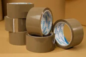 Taśmy klejące - Taśma pakowa klejąca długa brązowa 48x 66m - miniaturka - grafika 1