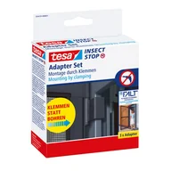 Moskitiery - Adapter do moskitiery do drzwi teleskopowej czarny Tesa - miniaturka - grafika 1