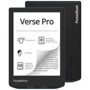 POCKETBOOK Verse Pro 634 Azure - Czytniki ebooków - miniaturka - grafika 1