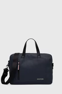 Tommy Hilfiger torba na laptopa kolor granatowy - Torby podróżne - miniaturka - grafika 1