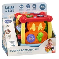 Zabawki interaktywne dla dzieci - 61983 VTECH - Kostka Rozmaitości Babies & The Bear - miniaturka - grafika 1