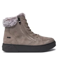 Botki damskie - Botki Caprice 9-26202-43 Beżowy - miniaturka - grafika 1