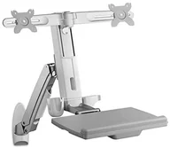 Akcesoria do monitorów - ICY BOX ICY BOX IB-MS600-W2 holder White - miniaturka - grafika 1