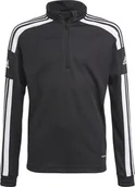 Bluzy damskie - Adidas Bluza dla dzieci adidas Squadra 21 Training Top Youth czarna GK9561 : Rozmiar - 116cm - miniaturka - grafika 1