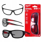 Okulary ochronne - Okulary Ochronne Premium Szare Milwaukee - miniaturka - grafika 1