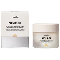 Kremy do twarzy - Resibo Night.01, krem wypełniający z usieciowanym kwasem hialuronowym i peptydami, 50 ml - miniaturka - grafika 1