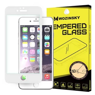 Wozinsky PRO+ super wytrzymałe szkło hartowane 5D Full Glue na cały ekran z ramką iPhone 6S / 6 biały - Szkła hartowane na telefon - miniaturka - grafika 1