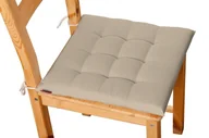 Meble modułowe i akcesoria - Dekoria Siedzisko Karol na krzesło Caffe Latte beżowy) 40 × 40 × 3,5 cm Cotton Panama 200-702-01 - miniaturka - grafika 1